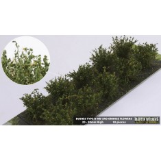 Bushes #Orange Type A (Grass length 20-30mm, 10pcs)