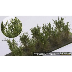 Bushes Yellow Type B (10pcs, Height 40-50 mm, sheet 180x60 mm)