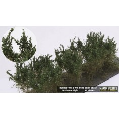 Bushes #Dark Green Type C (Grass length 40-50mm, 10pcs)