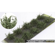 Bushes #Dark Green Type D (Grass length 20-30mm, 10pcs)