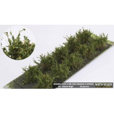 Bushes #Orange Type D (Grass length 20-30mm, 10pcs)