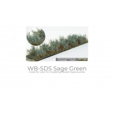 Bushes Arid Sage Green Type D (10pcs, Height 20-30 mm, sheet 180x60 mm)