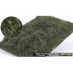 Bushes Mat #Hazy Green Type E (210x150mm, Grass length 4-30mm)