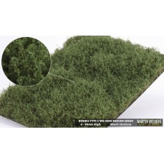 Bushes Mat #Medium Green Type E (210x150mm, Grass length 4-30mm)
