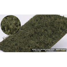Bushes Mat #Burned Green Type F (210x150mm, Grass length 2-22mm)