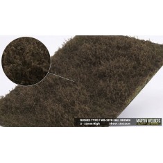 Bushes Mat #Fall Brown Type F (210x150mm, Grass length 2-22mm)