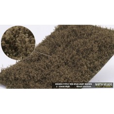 Bushes Mat - Fall/Winter Light Brown F (Grass length: 2-22 mm, sheet 210 x 150 mm)