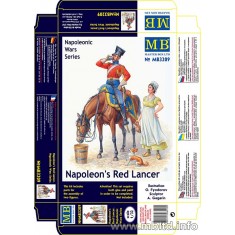 1/32 Napoleon's Red Lancer in Napoleonic Wars (2 figures + 1 Horse)