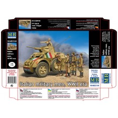 1/35 WWII Italian Military Men (5 Figures)