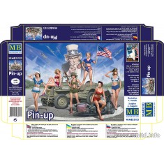 1/32, 1/35 Pin-up (6 female figures)