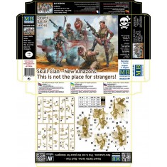1/35 Skull Clan - New Amazons "This is Not the Place for Strangers!" (5 figures)