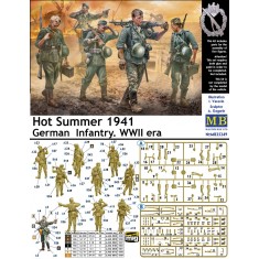 1/35 WWII German Infantry ''Hot Summer 1941'' (5 figures)