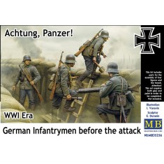 1/35 WWI German Infantrymen Before the Attack "Achtung, Panzer!"