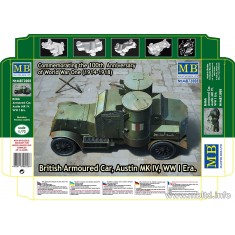 1/72 WWI British Armoured Car Austin MK IV - 100th Anniversary