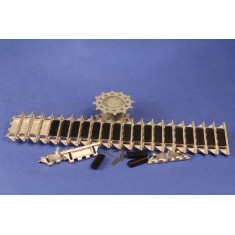 1/35 Metal Tracks with Rubber Pads for British Chieftain (200 links, 400+ pins)