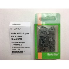 1/35 M3 Lee/Grant/RAM/M4 Pads WE210 Type (180pcs)