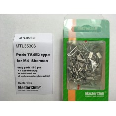 1/35 M4 Sherman Pads "Cuff Design" T54E2 Type (180pcs)