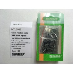 1/35 M3 Lee/Grant/RAM/M4 Worn Rubber Pads WE210 Type (180pcs)