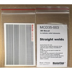 1/35 3D Decal - Straight Welds