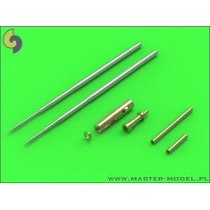 1/32 Mikoyan MiG-17A/P/F (Fresco A, B, C) - 37mm and 23mm Gun Barrels Set & Pitot Tubes