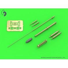 1/32 Boeing AH-64 Apache M230 Chain Gun Barrel (30mm), Pitot Tubes and Tail Antenna