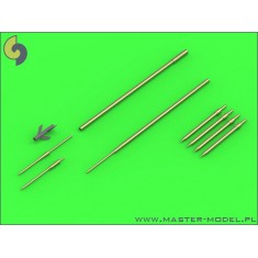 1/48 Soviet Sukhoi Su-9 Fishpot / Su-11 Fishpot-C Pitot Tubes and Missile Rails Heads