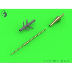 1/48 Mikoyan MiG-25 Foxbat (all versions except PD/PDS) Turned Brass Pitot Tube