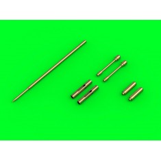 1/48 F4F-3 Wildcat Early (Pre-War) - .50 Browning Gun Barrels with Oblong Holes & Early Pitot Tube