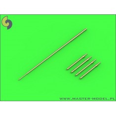1/72 Mikoyan MiG-19PM (Farmer E) - Missile Rails Nose Parts (4pcs) & Pitot Tube