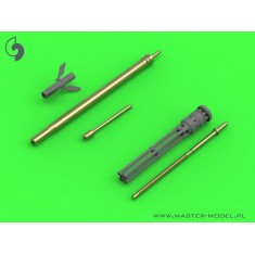 1/72 Mil Mi-24 Hind D/E JakB-12.7 Machine Gun Barrel and DUAS Probe