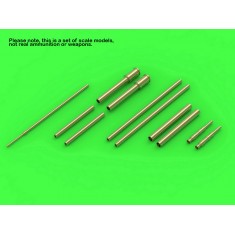 1/72 Fw 190 A7-A9 Armament Set (MG 131, MG 151, MK 108) & Pitot Tube for Eduard kits