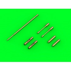 1/72 F4F-3 Wildcat Early (Pre-War) - .50 Browning Gun Barrels with Oblong Holes & Early Pitot Tube