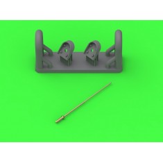 1/72 P-51 Mustang Whip Antenna for Malcolm Hood Canopy