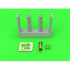 1/35 Polish 7TP Twin Turret MG wz.30 Armoured Gun Barrel & Signal Horn for IBG kits