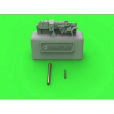 1/72 Japanese Type 95 Ha-Go Light Tank 37mm Type 94 Gun Barrels w/Resin Mount for IBG kit