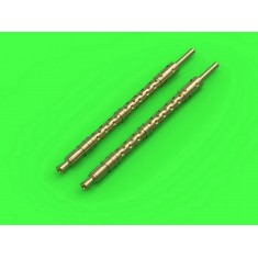 1/72 German Machine Gun MG-34 Barrels w/Drilled Cooling Jacket (2pcs)