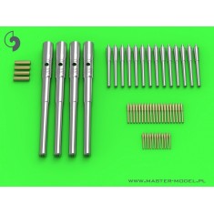 1/200 IJN Mikasa Armament Barrels-30.5cm (4pcs),15.2cm (14pcs),7.6cm (20pcs),4.7cm (12pcs)