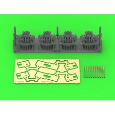 1/200 IJN Type 96 25mm Triple Mount Early with Open Ring Sights (4pcs)