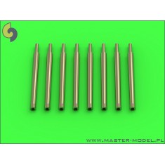 1/350 IJN 12.7cm/50 (5inch) 3rd Year Type Barrels for Turrets w/Blastbags (8pcs) 