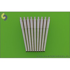 1/700 British 16in/45 (40.6 cm) Mark I Gun Barrels (9pcs) for Nelson, Rodney