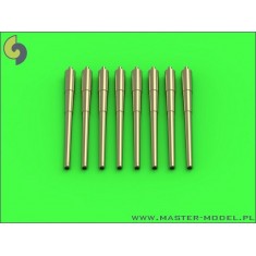1/700 USN 16in/45 (40.6 cm) Mark 1 Barrels for Turrets without Blastbags (8pcs)