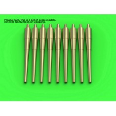 1/700 USN 8in/55 (20.3cm) Mark 9/13/14 Barrels (9pcs) for Lexington, Pensacola & More
