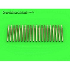 1/700 IJN 14cm/50 (5.5in) 3Rd Year Type Barrels for Turrets w/Blastbags (20pcs)