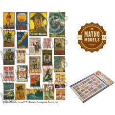 1/35 WWI Canada Propaganda Posters (24 posters)