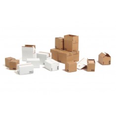 1/35 Cardboard Boxes - Generic (28 boxes in 6 different designs)