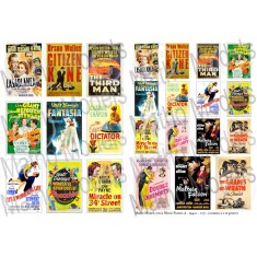 1/35 Movie Posters A 1940s (24 posters in 12 different types)