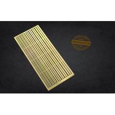PE Brass Strips #D: 1.25 - 3 mm (0.15mm thickness) for All Scales