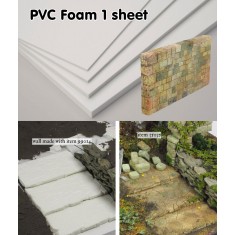 PVC Foam - Thickness: 2mm (0.08"), Size: 25 x 17.5cm (9.84 x 6.89")