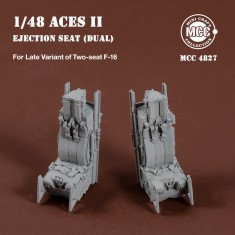 1/48 ACES II Ejection Seats for F-16 Two-seat Variant Late (2pcs)