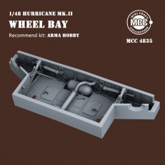 1/48 Hurricane Wheel Bay for Arma Hobby kit
